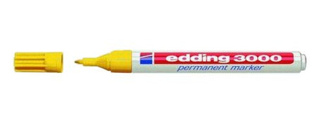 EAN 4004764008001 - Edding 3000 marcador permanente Punta redonda Amarillo 10 pieza(s) imagen 1