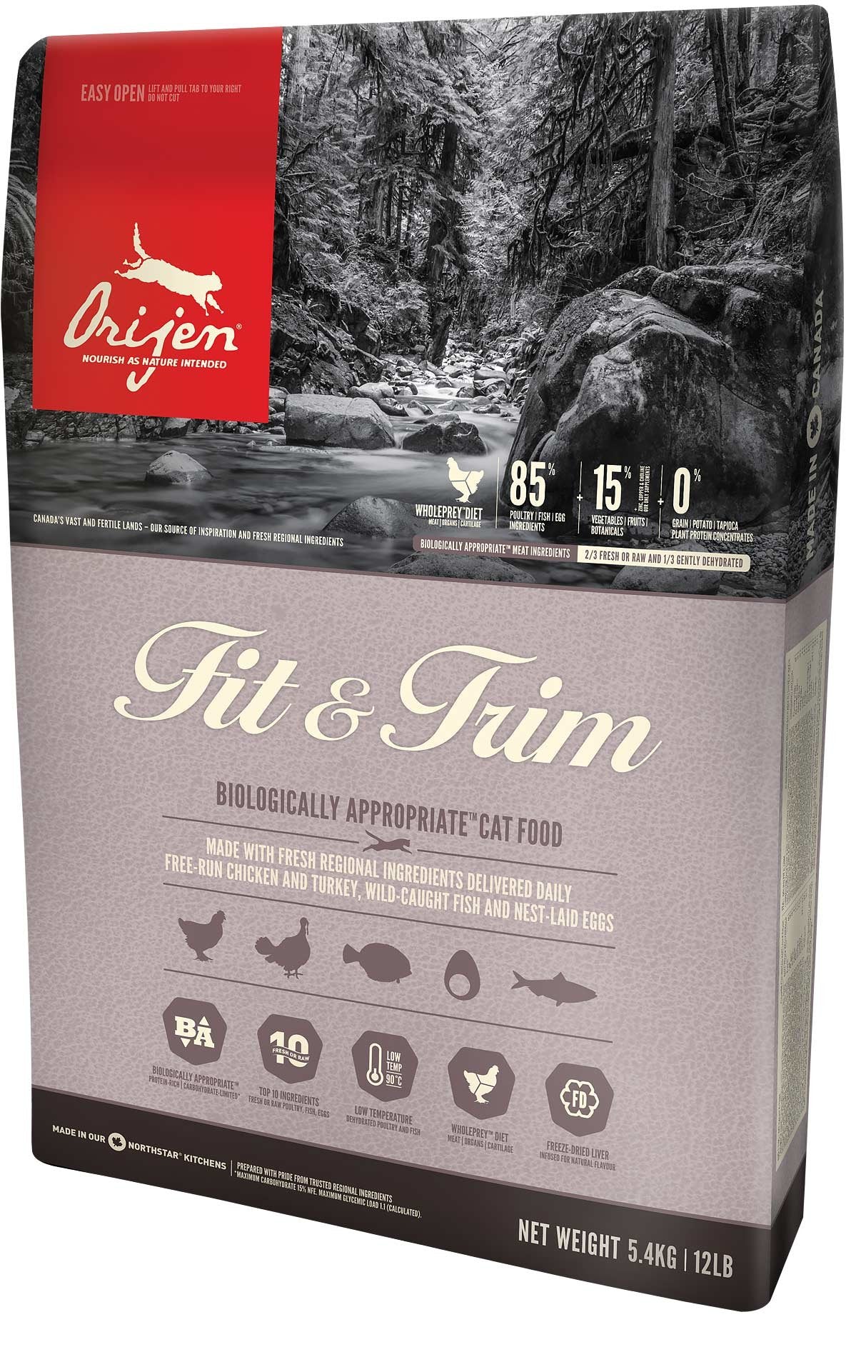 Orijen Fit & Trim Cat - Comida Seca Para Gatos - 1,8kg