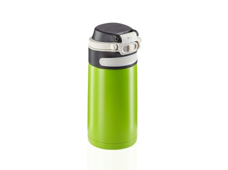Leifheit 03249 Taza De Viaje 350 Ml Negro, Verde Acero Inoxidable