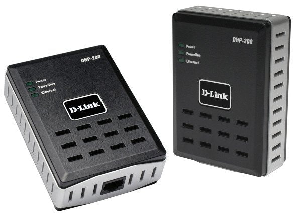 Dlink Dhp-201 Bundle With 2 Dhp-200 Powerline 85m Ethernet Adapter Kit - Bundle Kit Includes - Two (2) Dhp-200 Powerline 85m Et