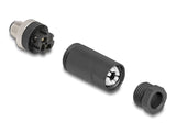 Delock 60566 M12 Conector Codificado A De 3 Pines Macho Para Montaje Con Conexión Por Tornillo