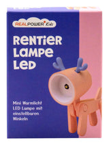 Lámpara De Mesa Realpower 486313  Led Rosa