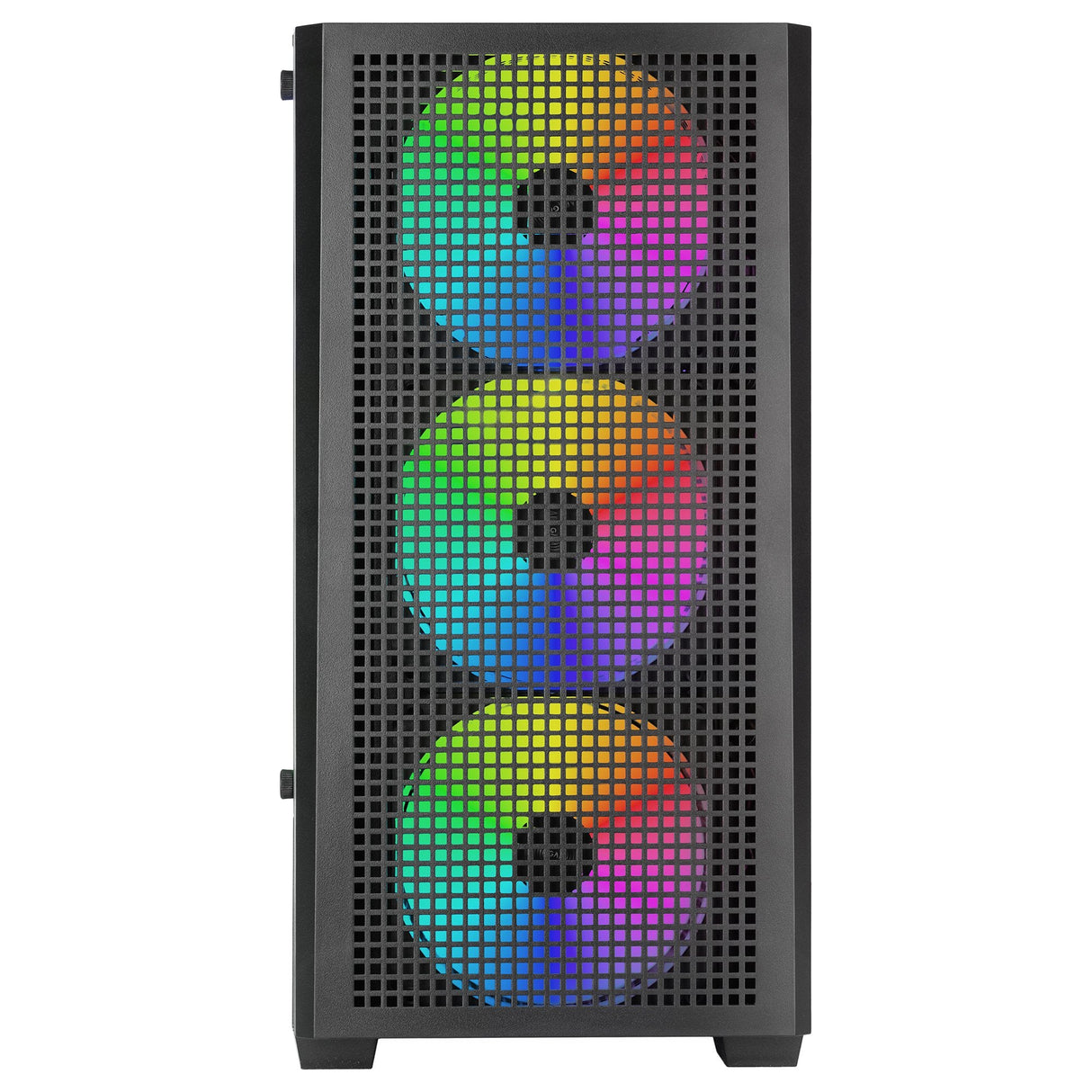 Caja Pc Atx Semitorre Mars Gaming Mc-Quantum Doble Cristal Templado Argb Gpu 335mm Negra