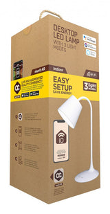 Lampara Sobremesa Muvit Io Wifi Blancos