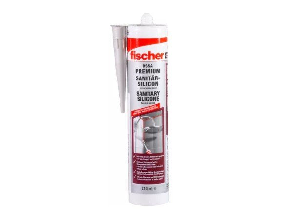 Fischer Silicona Sanitaria Dssa Sw 310ml, Sellante 53120