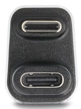 Delock Usb-C Adapter 180° Gewinkelt 40 Gbps Pd 3.1 240 W Stecker Zu Buchse U-Form 8k 60 Hz Metall