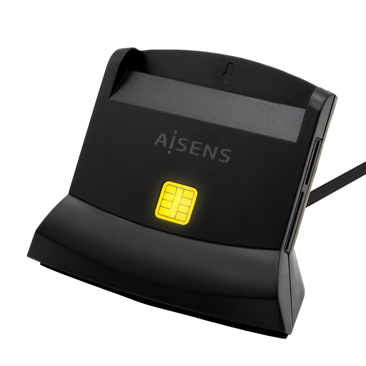 Aisens Lector De Tarjetas Inteligente Dni Con Lector Sim, Sd, Mirosd, Mmc, Rs-Mmc, Mmc Micro, Usb-C, Negro