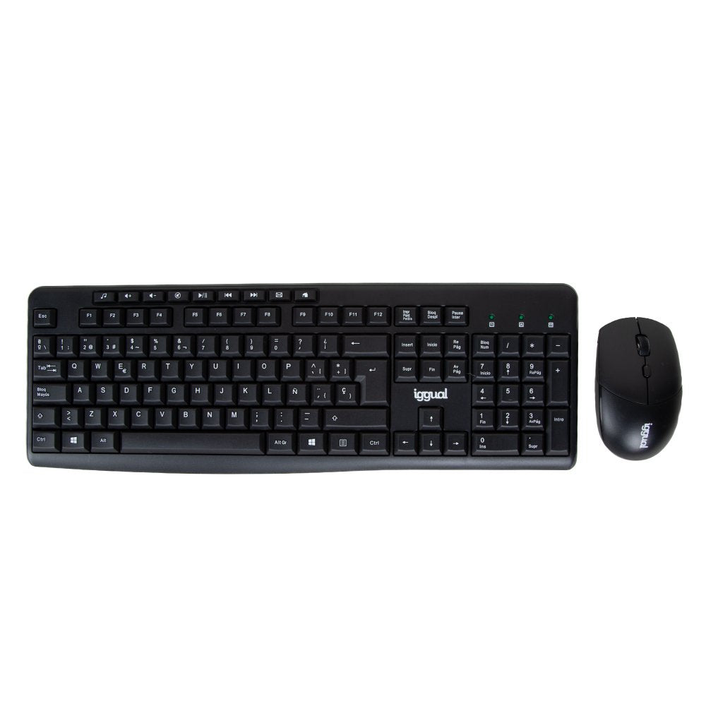 Iggual Kit Teclado Ratón Inalámbrico Wmk-Basic