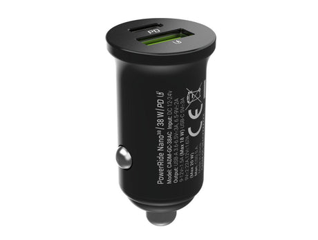 EAN 5904326375840 - Green Cell GC CADM-GC-38AC - USB-Ladegeraet 38 W 1x USB-C USB-A schwarz Linterna, GPS, Auriculares, Teléf imagen 3