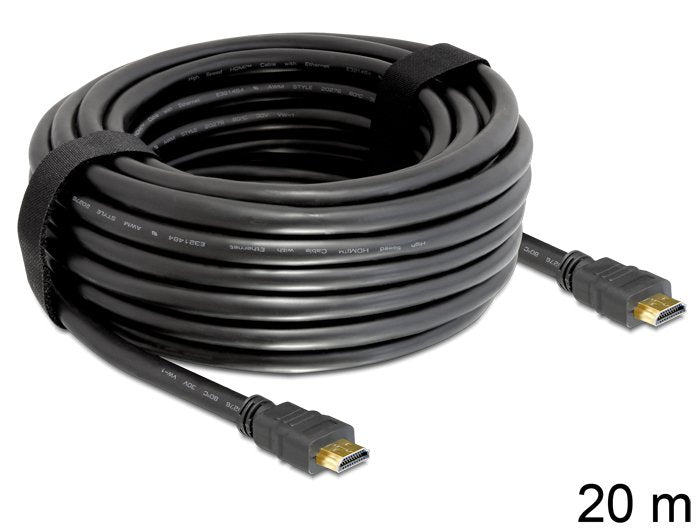 Delock Cable Hdmi Hdmi Tipo A (Estándar) 20m Negro