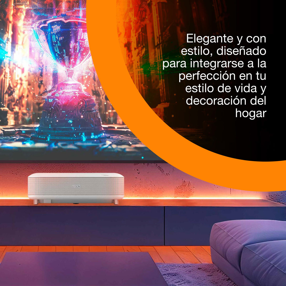 EAN 8715946742656 - Epson EH-LS670W Proyector de alcance estándar 3600 lúmenes ANSI 3LCD UHD 4K (3840x2160) imagen 22