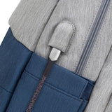 Mochila Riva Nb Prater 17.3" 7567 Gris/Azul Oscuro