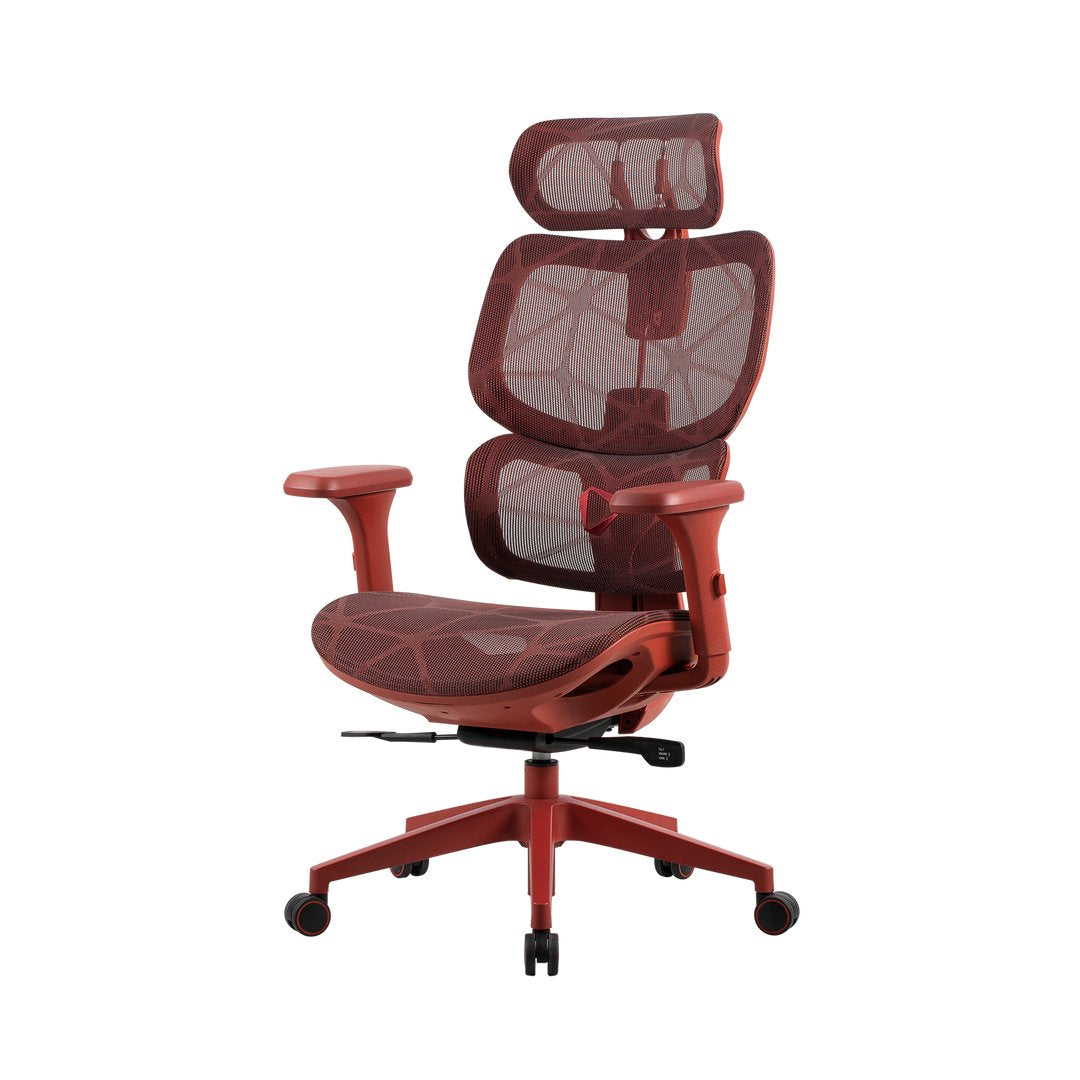 Silla De Oficina  Onex Ventra Premium De Malla, Roja