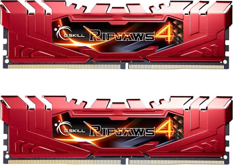 Memoria G.Skill 8gb Ddr4-2666  2 X 4 Gb 2666 Mhz  Rojo