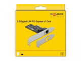 Delock Tarjeta Pci Express X1 En 1 Lan De 2,5 Gigabit