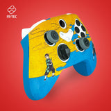 Fr-Tec Demon Slayer Kimetsu No Yaiba Tanjiro Kamado Pack Para Mando Xbox De Carcasa Rigida + Grips