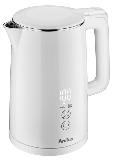 EAN 5906006941413 - Amica KF 6011 Digital tetera eléctrica 1,5 L 2200 W Blanco imagen 1