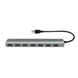 Logilink Hub 7 Puertos Usb 3.0 (3.1 Gen 1) 5000mbit/S Aluminio Gris Ua0308