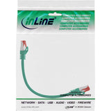 Cable De Red Inline S/Ftp Pimf Cat.6 250mhz Pvc Cobre Verde 0.25m