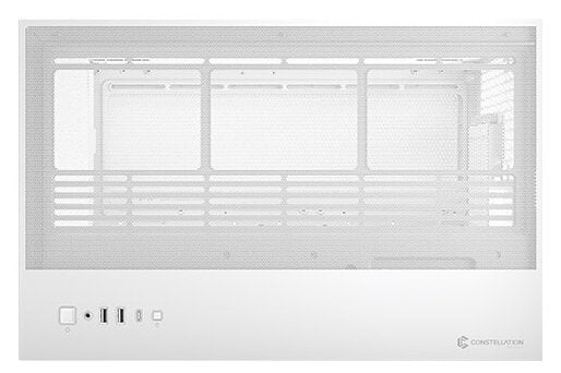 Torre Pc  E-Atx C8 Aluminum Blanco Antec E-Atx/ Int:2x3.5,4x2.5/ 2xusb3.0, 1xusb-C/ Audio In/Out / Cristal Templado/ Panel Frontal De Aluminio Blanco
