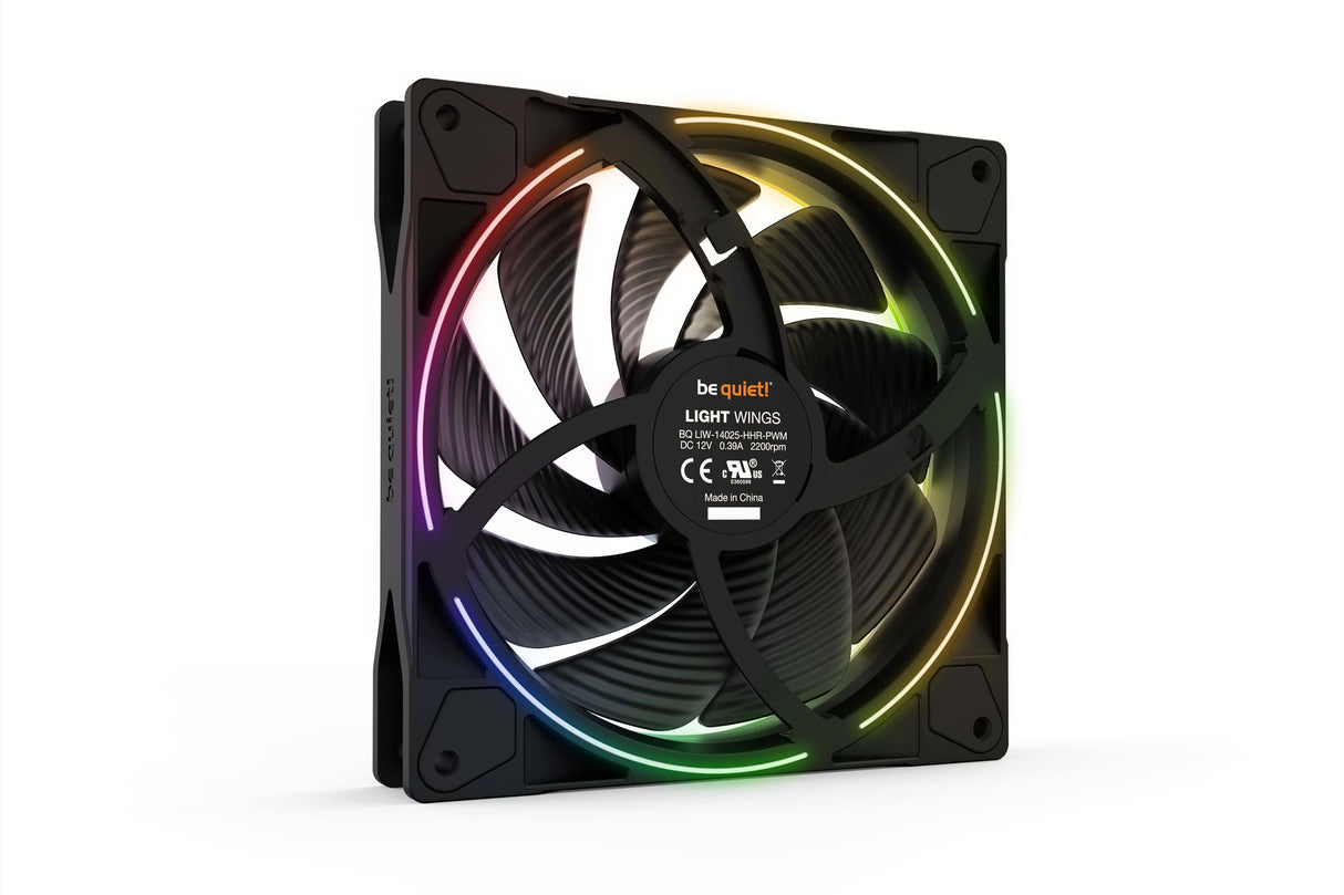EAN 4260052188835 - be quiet! Light Wings | 140mm PWM Triple Pack high-speed Carcasa del ordenador Ventilador 14 cm Negro 3 p imagen 4
