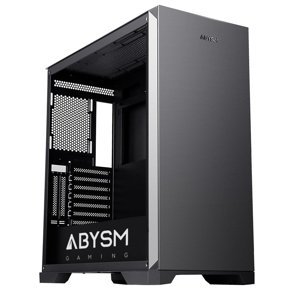 Abysm Gaming Danube Mura Pro Caja Torre Atx, Eatx, Itx, Micro Atx - 3.5" Y 2.5" - Usb-C 3.2, Usb-A 3.2 Y Audio - Soporta Refrigeracion Liquida