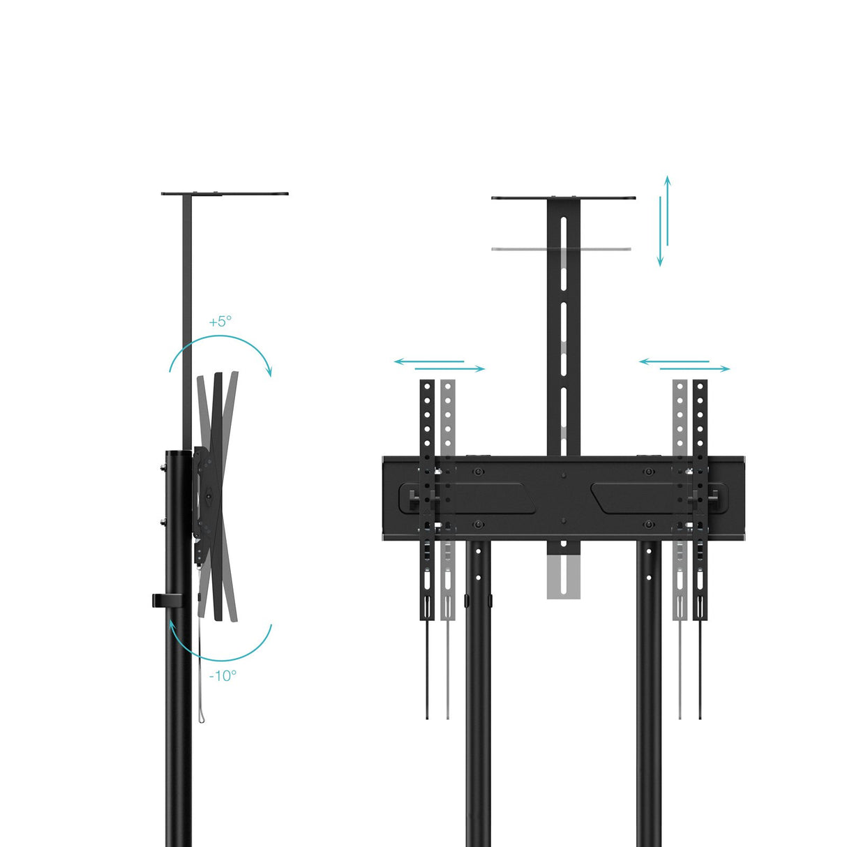 EAN 8433281016996 - TooQ FS1151M-B soporte para TV 177,8 cm (70") imagen 3