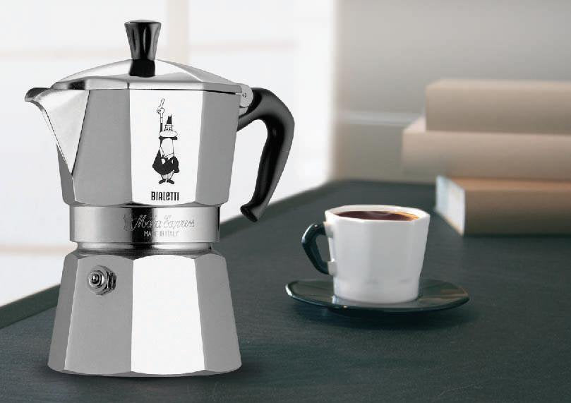 Cafetera Italiana Bialetti Moka Express 0,775 L Aluminio, Negro