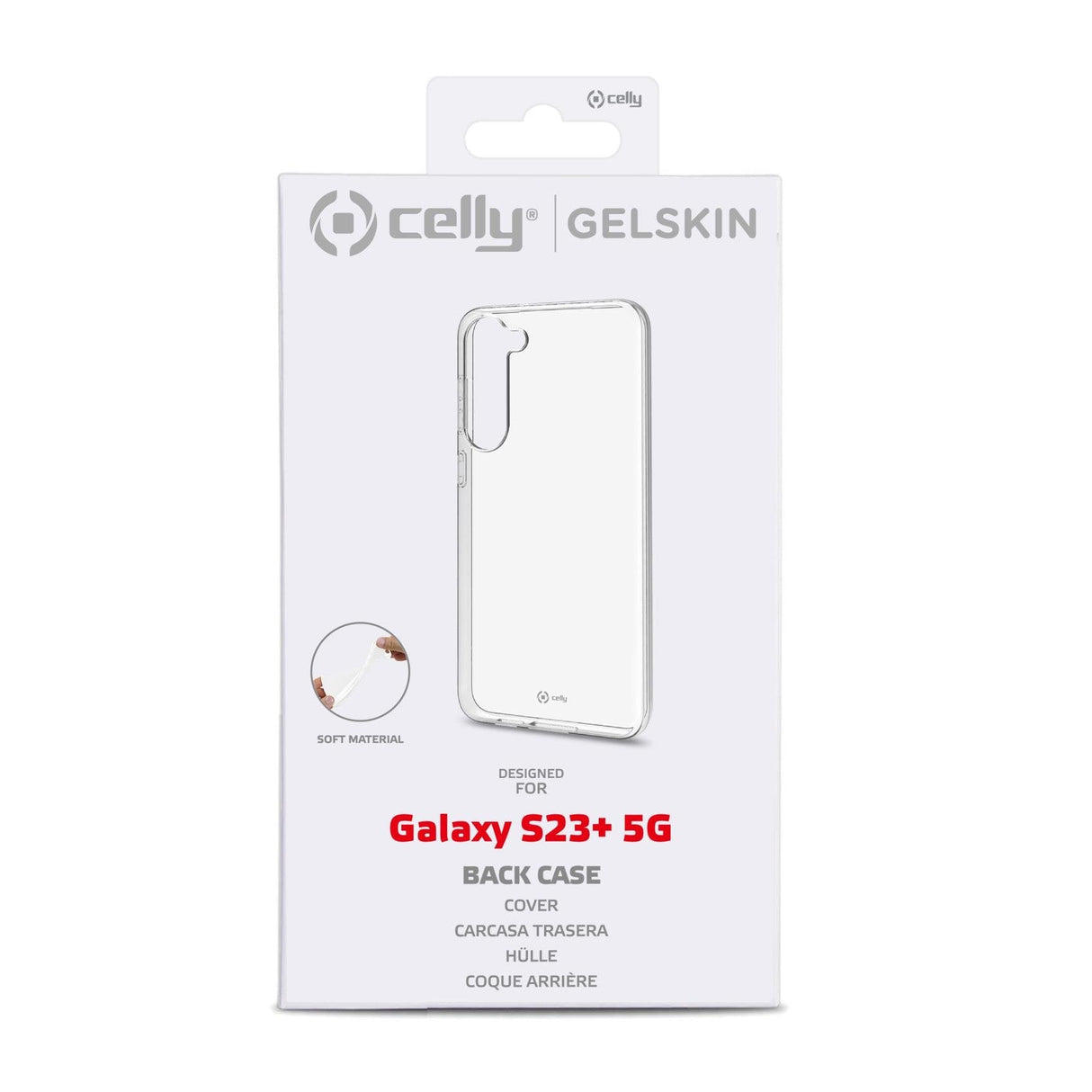 Celly Gelskin1034 Funda Samsung Galaxy S23+ 5g 16,8 Cm (6.6") Transparente