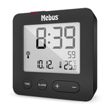 Mebus 25801 Wekker Reloj Despertador Digital Negro