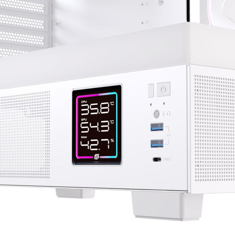 EAN 6977277360028 - Einarex EXCS-PR-51DR-W carcasa de ordenador Midi Tower Blanco imagen 6