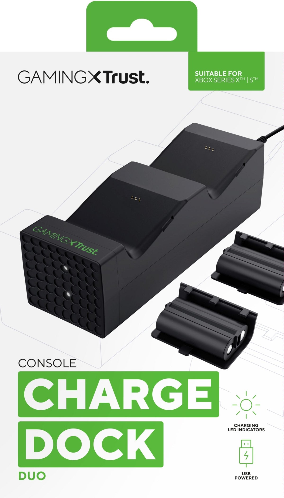 Console Acc Charging Dock/Gxt250 /Xbox1 24177 Trust