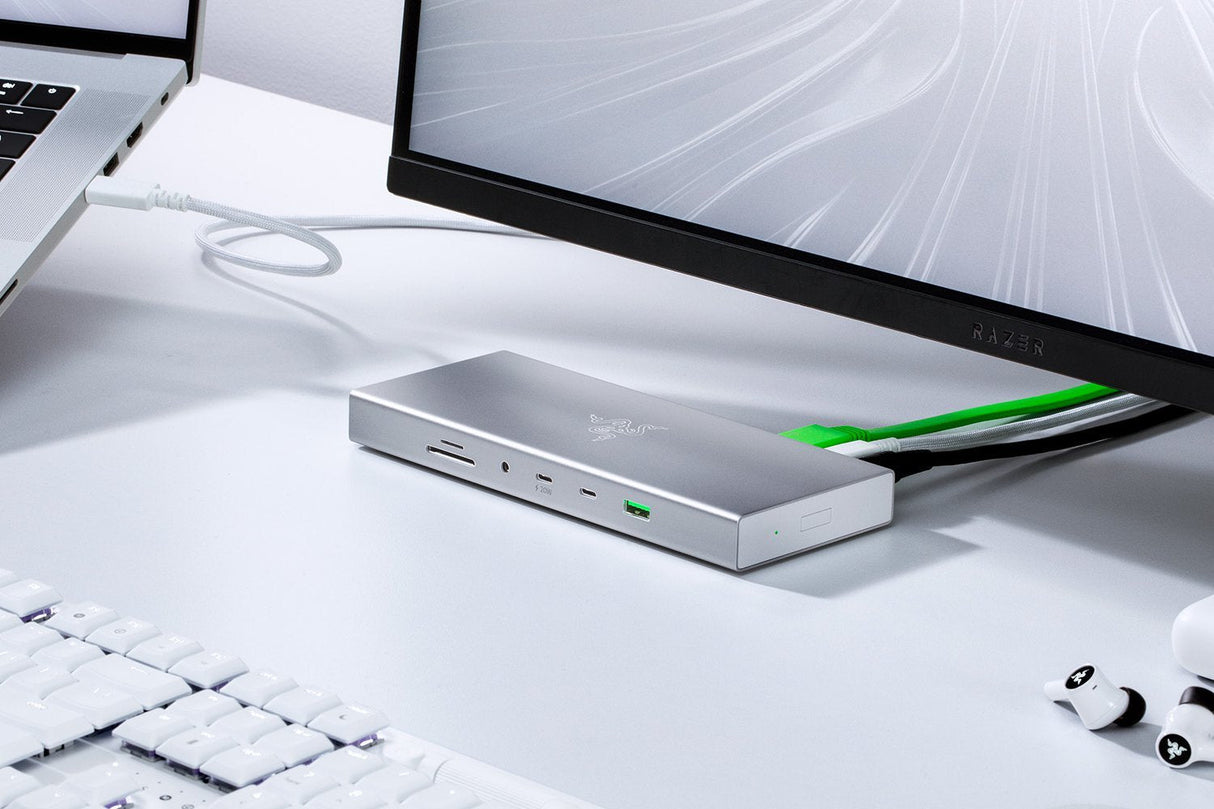 Cargador Razer Usb 4 Dock Mercury Edit. (Rc21-02280100-R3ek)