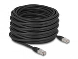 Delock 80132 Cable De Red Negro 20 M Cat6a S/Ftp (S-Stp)