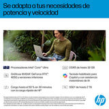 EAN 0199251120503 - HP OmniBook 7 AI 16-ay0004ns Intel Core Ultra 7 255H Portátil 40,6 cm (16") Pantalla táctil 2K 32 GB DDR5 imagen 8