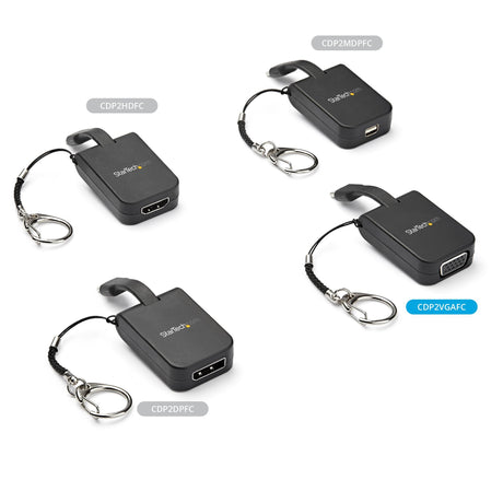 EAN 0065030884471 - StarTech.com CDP2VGAFC Adaptador gráfico USB 1920 x 1080 Pixeles Negro imagen 6