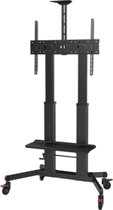 Vision X-Series Vfm-F27 Carrito Altura Ajustable Para Pantalla Lcd Acero Aluminio Negro Mate Tamaño De Pantalla: 55"-100"