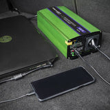 EAN 5901878519401 - Qoltec Monolith adaptador e inversor de corriente Auto 600 W Verde imagen 3