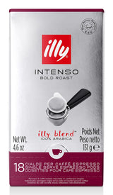 Illy 7999 Bolsita Y Cápsula De Café Dosis De Café Tueste Oscuro 18 Piezas
