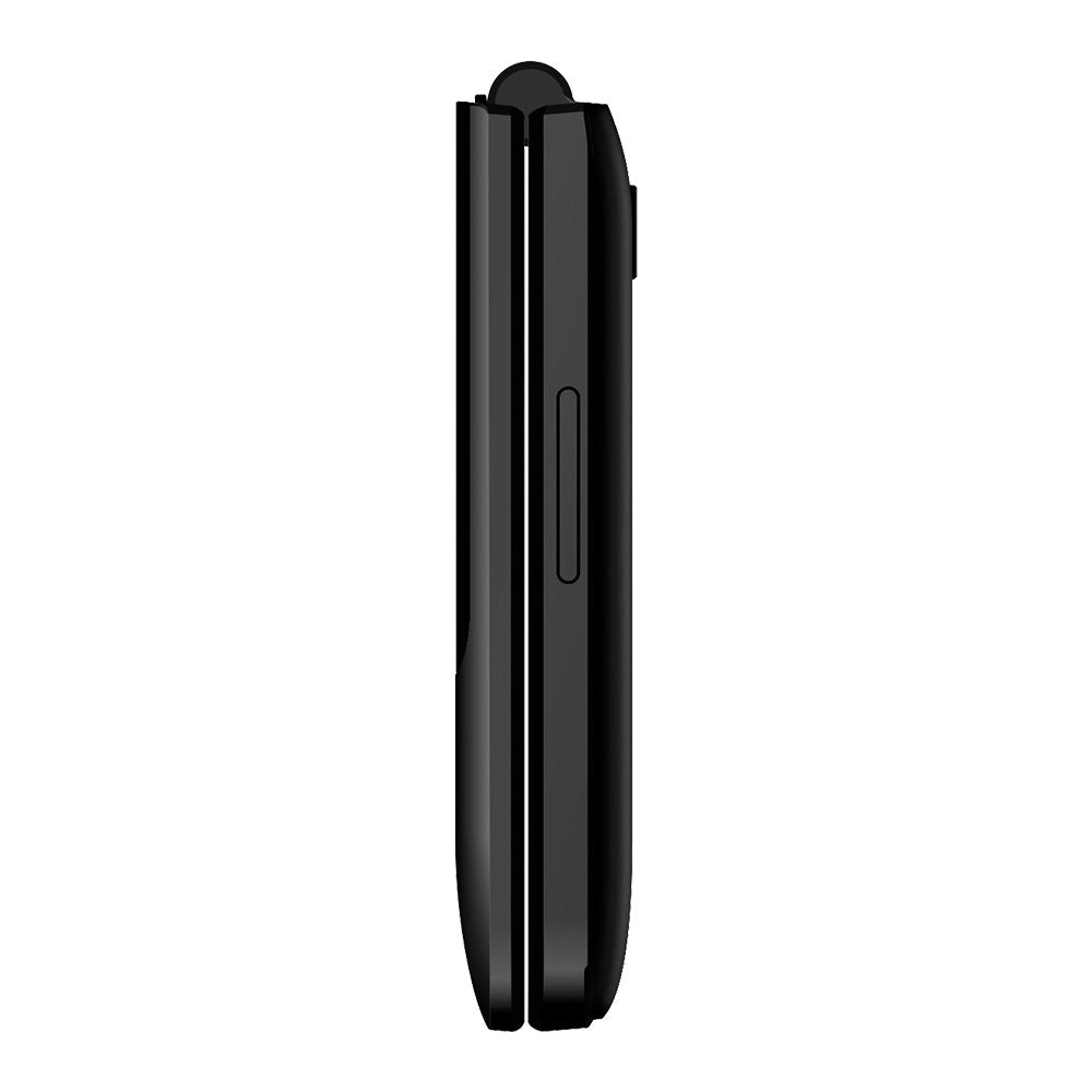 Movil Senior Fp-24bk Black Aiwa Diseño Flip Dualsim Botones Grandes Pantalla 2.4 Bluetooth Puerto Micro-Usb Con Base De Carga