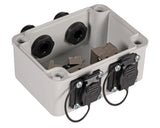 Nwsz Efb 53730.1v2 Ip67 Gehäuse Mit 2xrj45 Ports Cat.6a U.2xm16 Verschraubungen