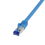 Logilink Cable De Red Ultraflex, Cat.6a, S Ftp, Azul, 0,5 M