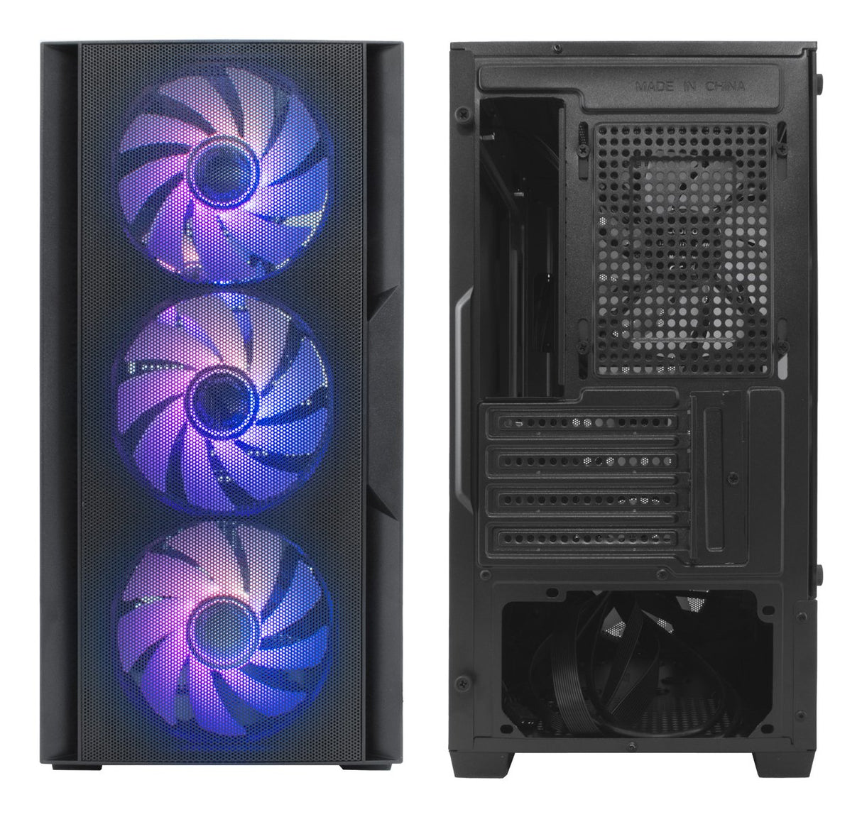 Caja Sobremesa Microatx Gm220 Mpfusion Negro Coolbox