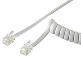 Goobay 50246 Cable Telefónico Rj10 2 M Blanco