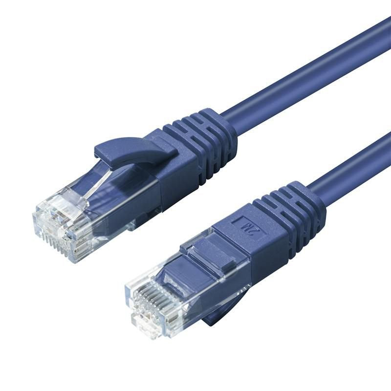 Cat6a Utp 0.3m Blue Lszh