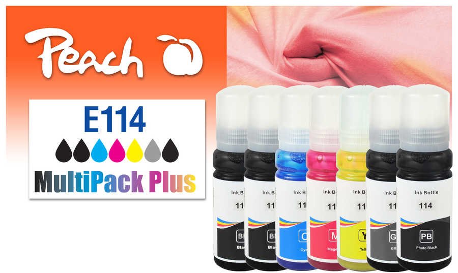Peach Cartucho Epson Ciss 114 Mutlipack Plus Remanufactured