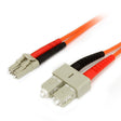EAN 0065030797771 - StarTech.com FIBLCSC2 Cable de fibra óptica e InfiniBand Naranja imagen 1