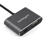 EAN 0065030884518 - StarTech.com CDP2MDPVGA Adaptador gráfico USB 3840 x 2160 Pixeles Gris imagen 2