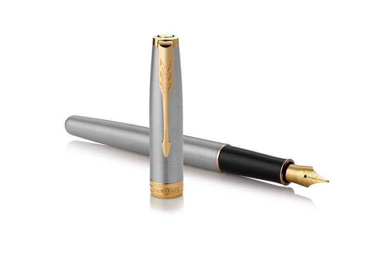 Parker 1931504 Pluma Estilográfica Negro, Oro, Acero Inoxidable 1 Pieza(S)