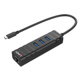 Lindy Usb 3.1 Hub & Gigabit Ethernet Adaptador Usb Typ C
